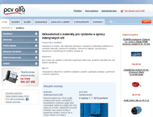 Tablet Screenshot of pcvalfa.cz
